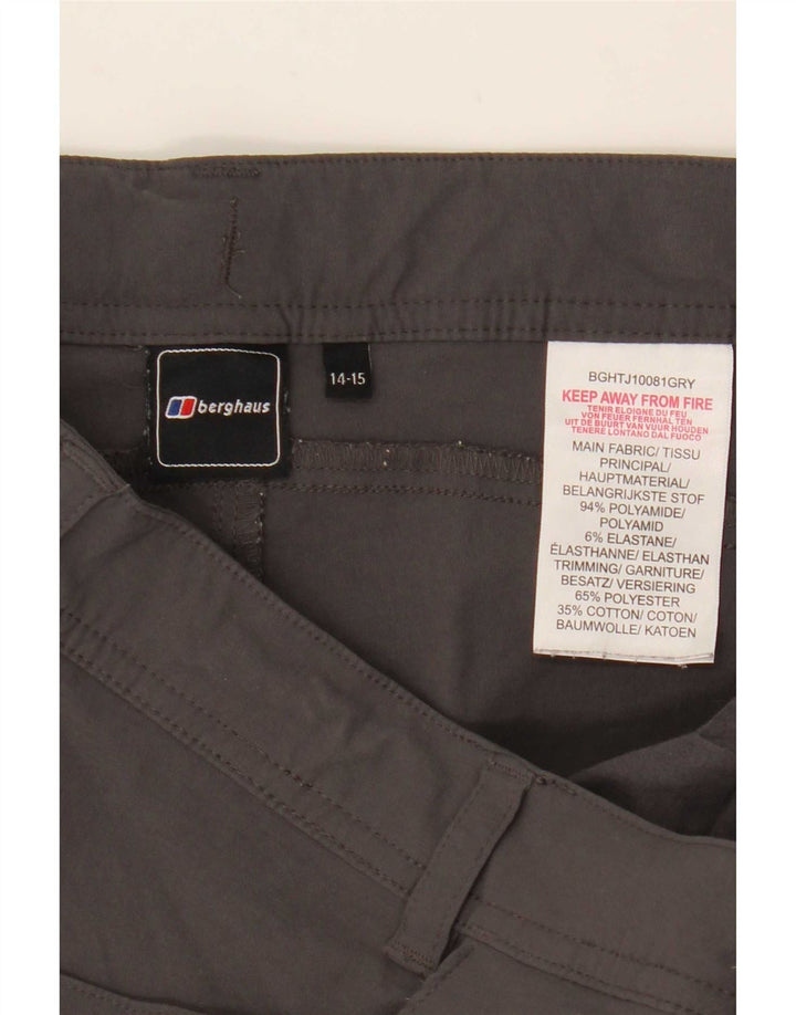 Pantaloncini cargo da bambino Berghaus 14-15 anni W31 Poliammide grigio