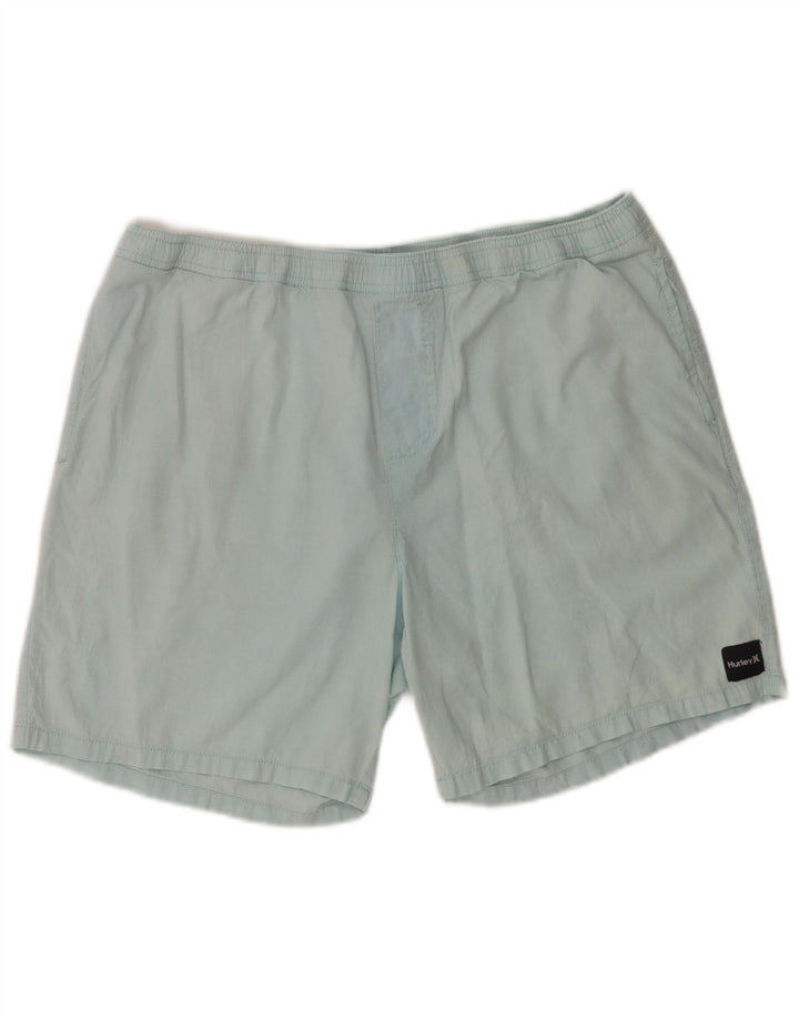 Pantaloncini chino da uomo Hurley grandi W36 in cotone blu