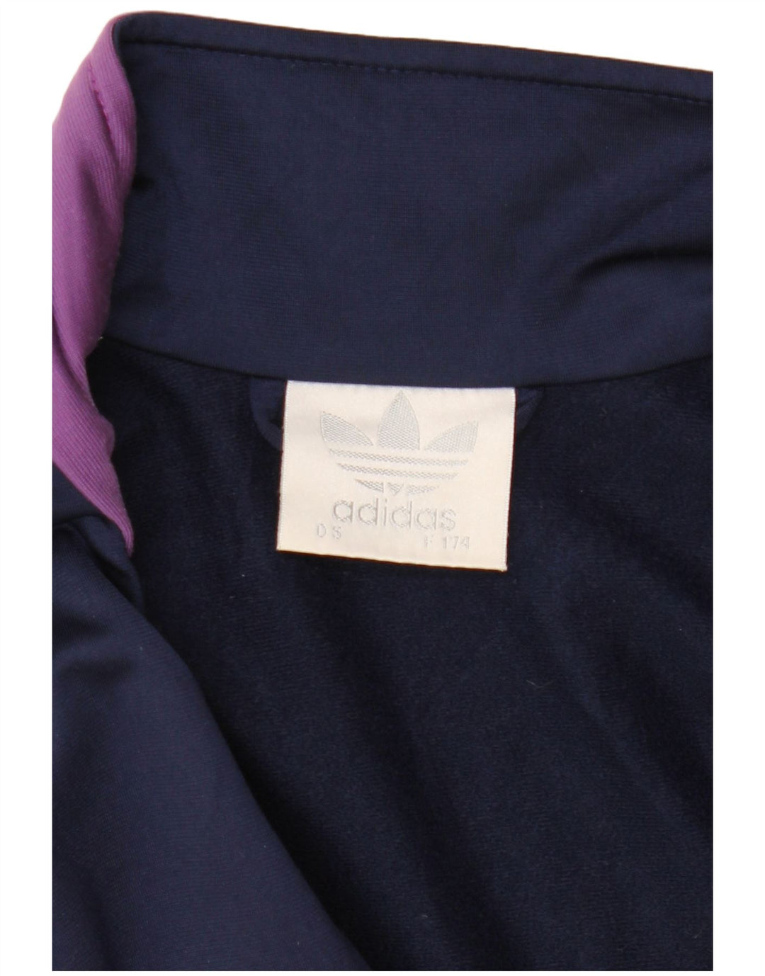 Adidas Giacca da uomo con grafica grafica, giacca grande, colore blu navy