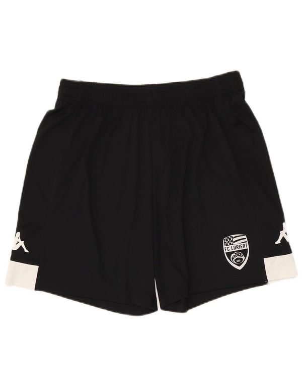 Pantaloncini sportivi Kappa Boys FC Lorient Graphic 13-14 anni XL Nero Colourblock