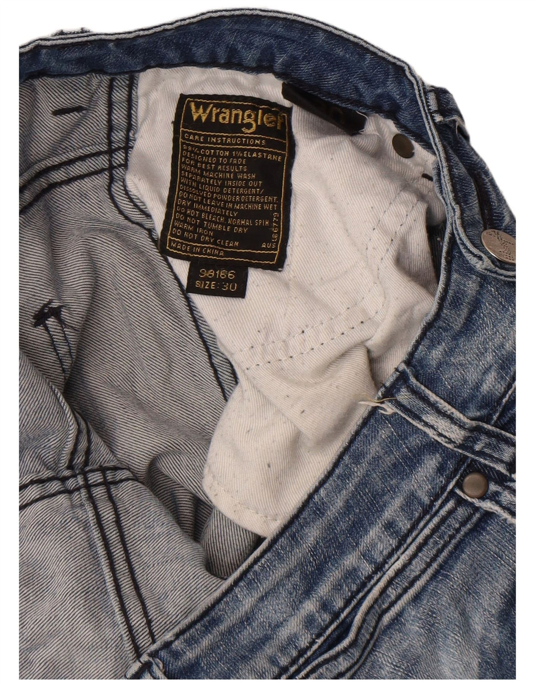 Jeans skinny da donna Wrangler W30 L32 cotone blu