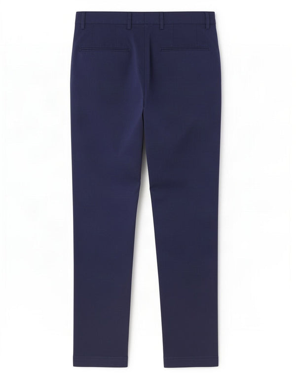 Pantaloni chino slim da uomo Zara EU 38 Small W30 L33 viscosa blu navy