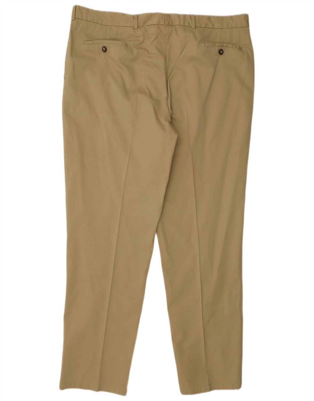 Pantaloni da abito affusolati da uomo JAEGER W42 L33 in cotone beige