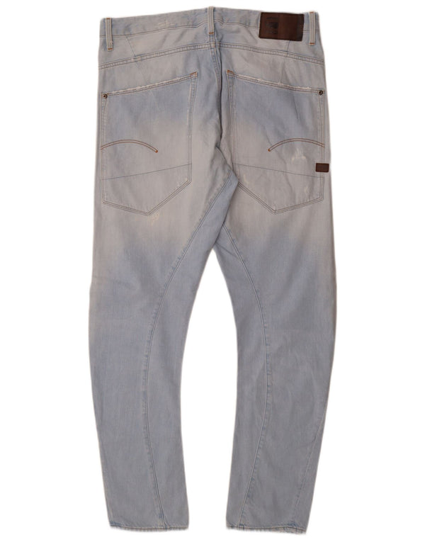 Jeans slim banana effetto consumato da uomo G-Star W35 L36 cotone blu