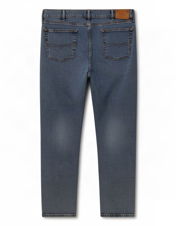 Jeans dritti da uomo Polo Ralph Lauren W38 L32 cotone blu
