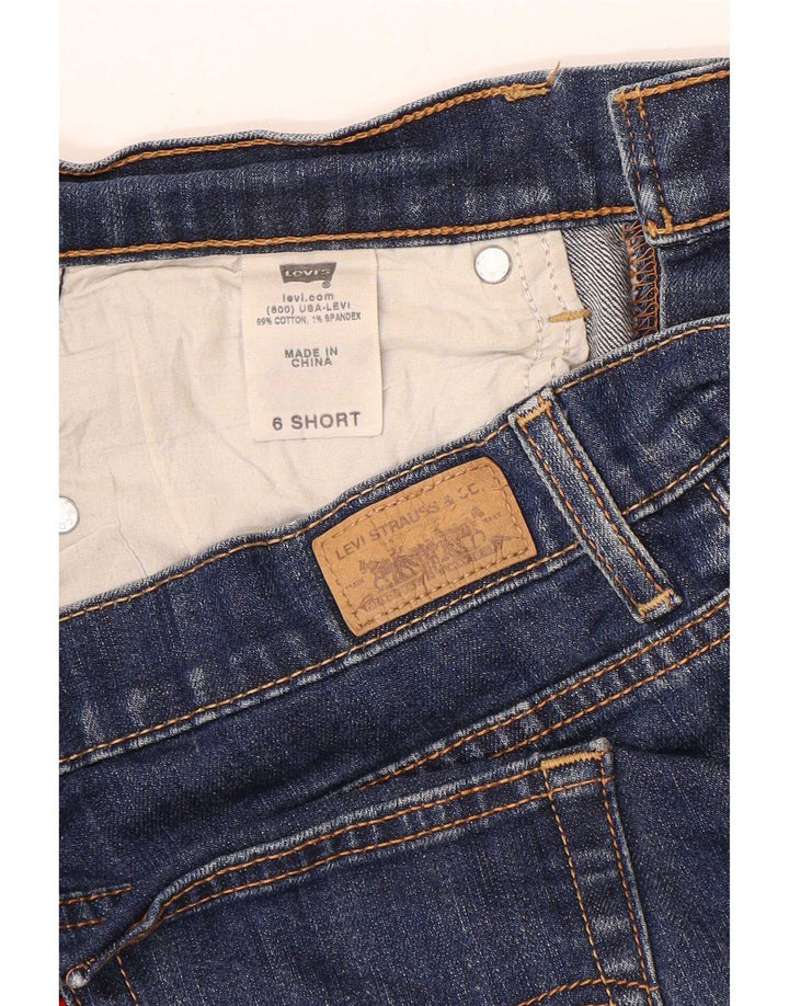 Jeans dritti Levi's da donna 505 US 6 medio W32 L29 cotone blu