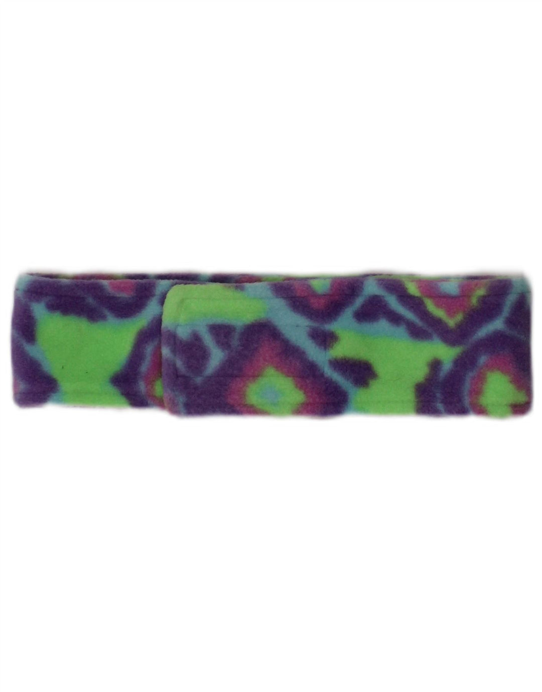 Cappello con fascia in pile da donna Fila, taglia unica, in poliestere tie-dye multicolore