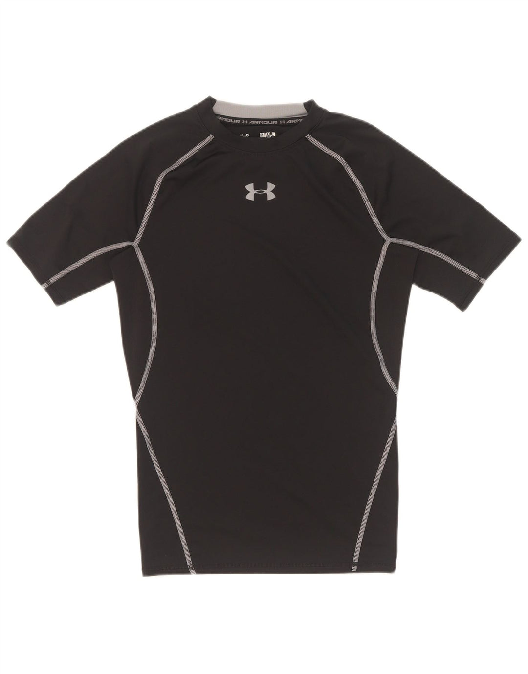 Maglietta grafica da uomo Under Armour Top nera media