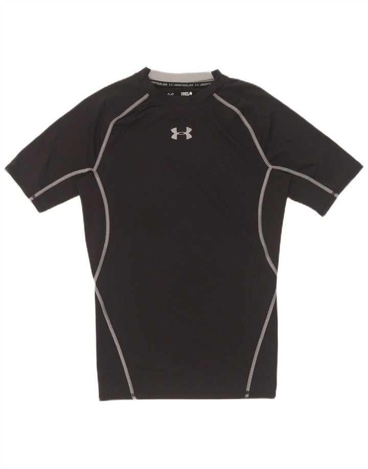 Maglietta grafica da uomo Under Armour Top nera media