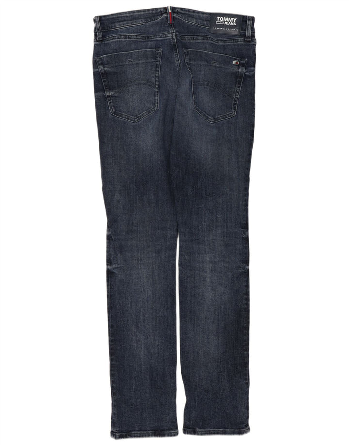Jeans slim da uomo Tommy Hilfiger W32 L32 Blu