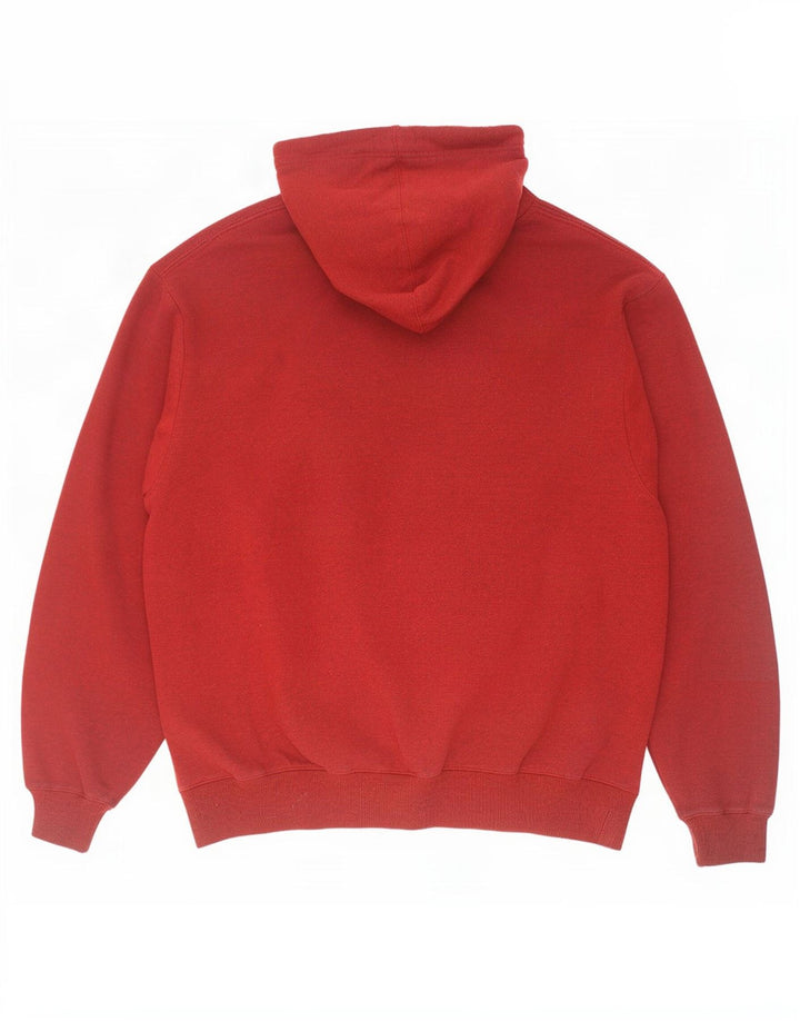 Felpa con cappuccio da uomo Champion XL in cotone rosso