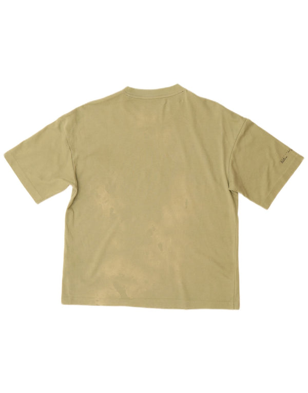 T-shirt da uomo ampia ADIDAS, piccola, in cotone verde