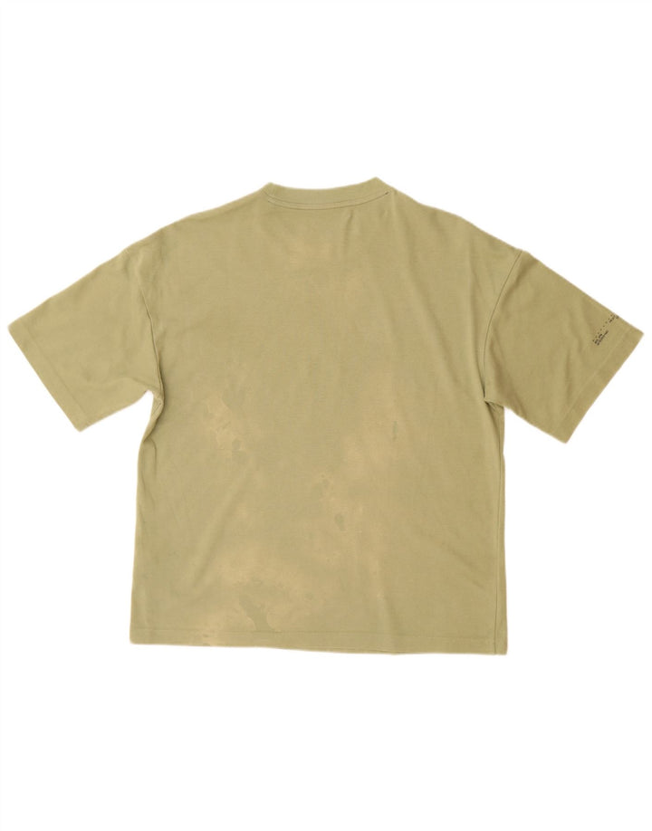 T-shirt da uomo ampia ADIDAS, piccola, in cotone verde