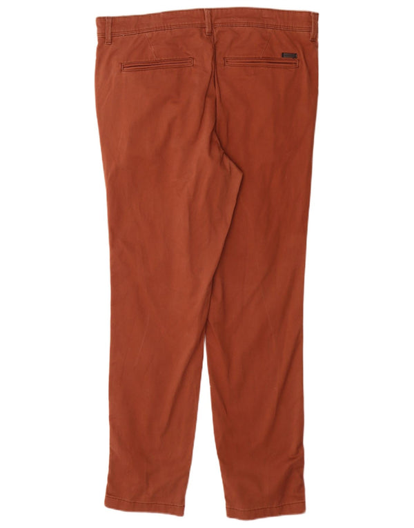 Pantaloni chino slim da uomo Jack & Jones W34 L30 cotone marrone