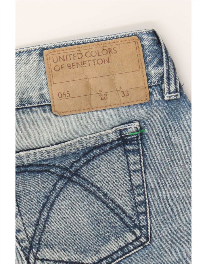 Jeans Bootcut da donna Benetton W28 L33 Blu