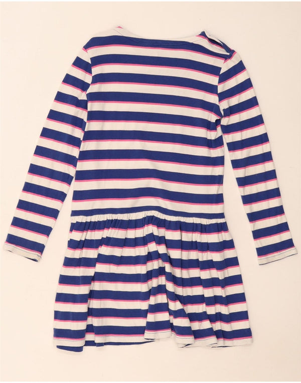 Abito a trapezio per ragazze Joules a maniche lunghe 11-12 anni in cotone a righe blu