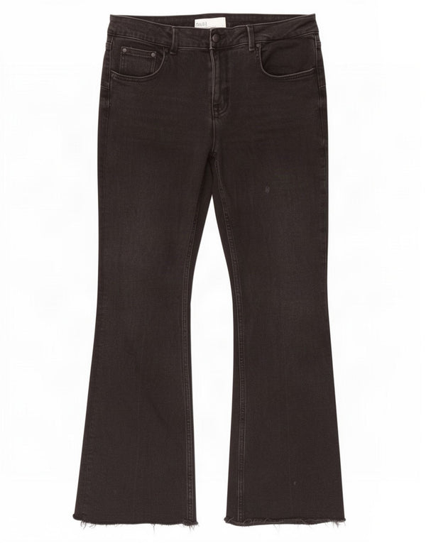 Jeans Bootcut da donna Zara EU 46 2XL W36 L31 Nero