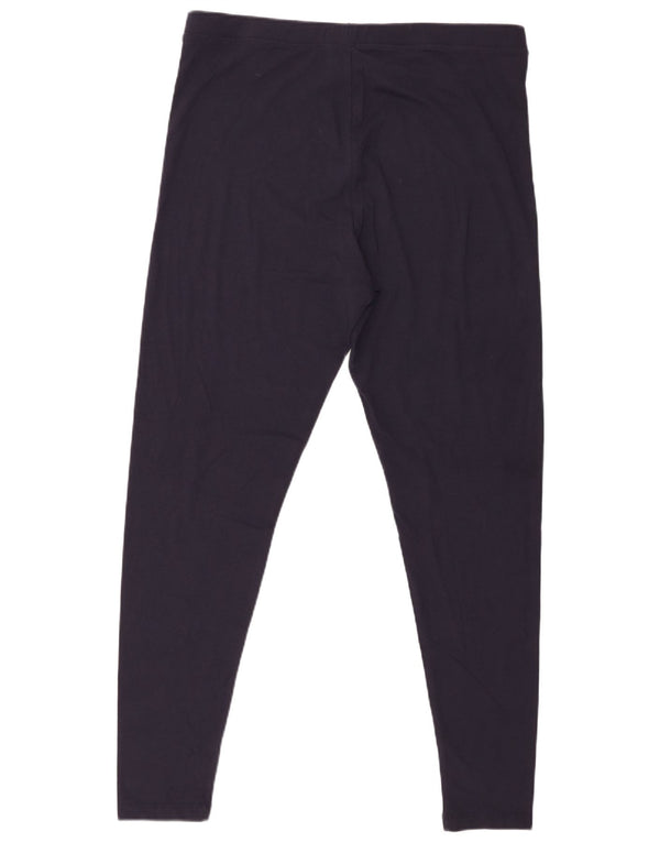 Leggings da donna Marks & Spencer UK 18 XL Cotone blu navy