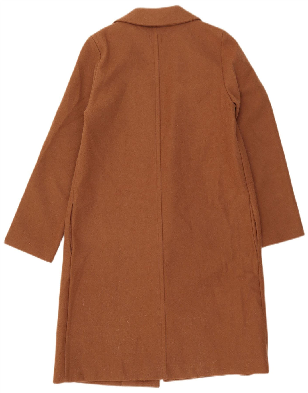 Soprabito aperto da donna Zara UK 10 piccolo poliestere marrone
