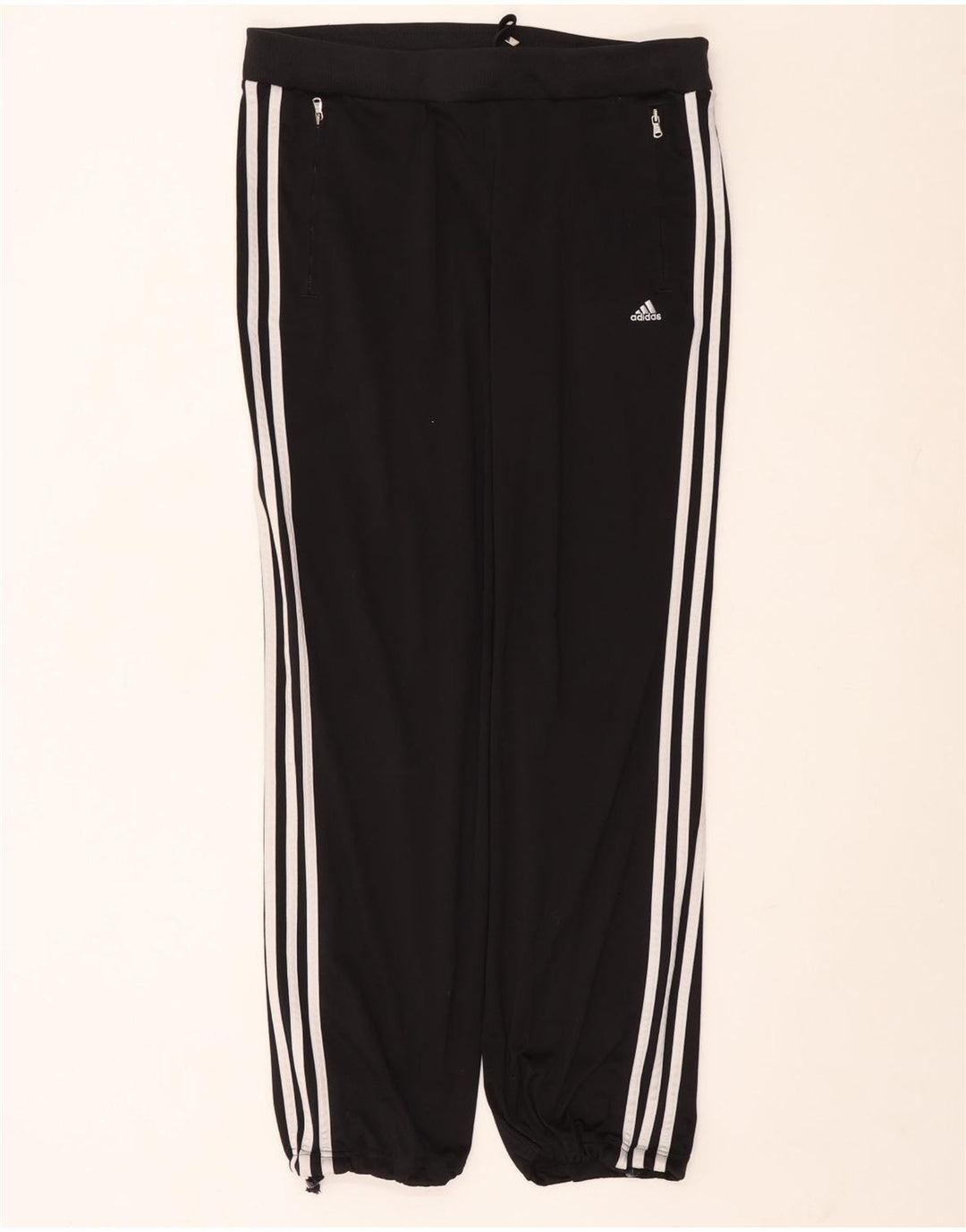 Pantaloni da tuta da donna ADIDAS Joggers UK 14 Large Nero Poliestere