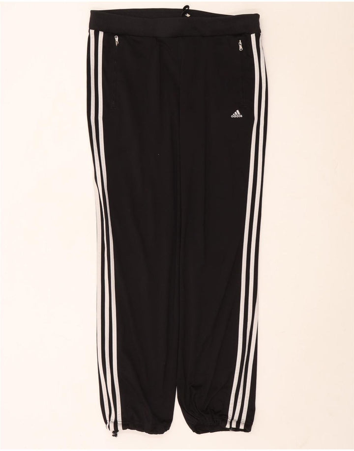 Pantaloni da tuta da donna ADIDAS Joggers UK 14 Large Nero Poliestere