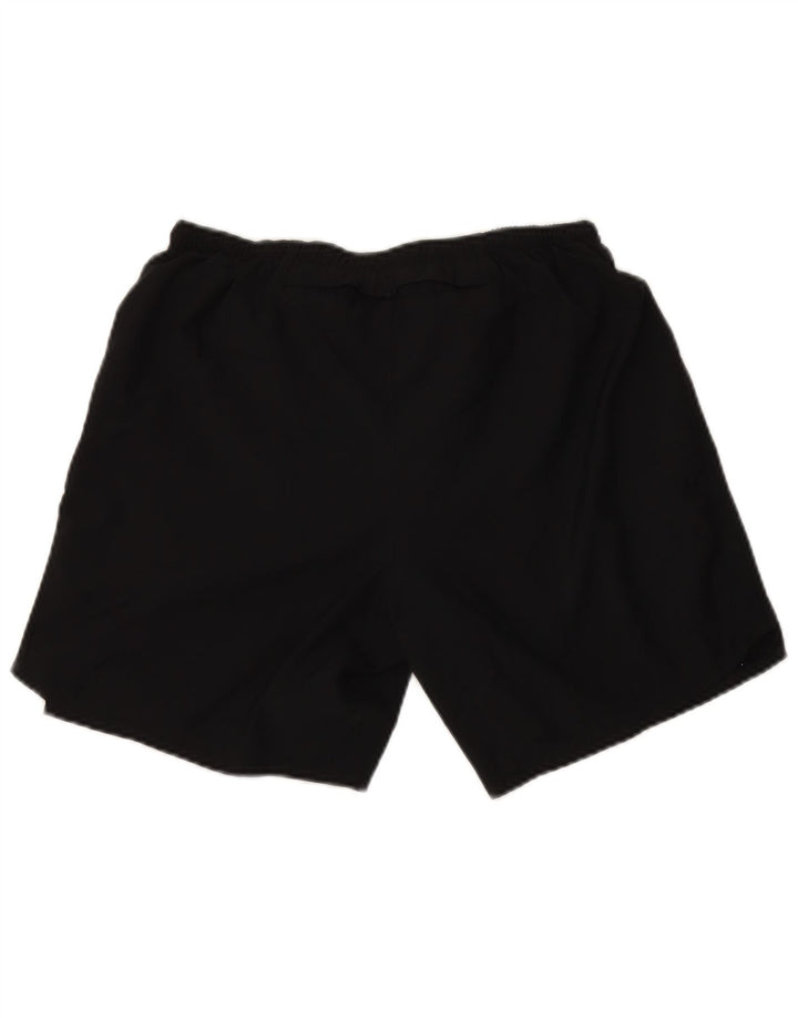 Pantaloncini sportivi Nike Dri Fit da uomo, grandi, in poliestere nero
