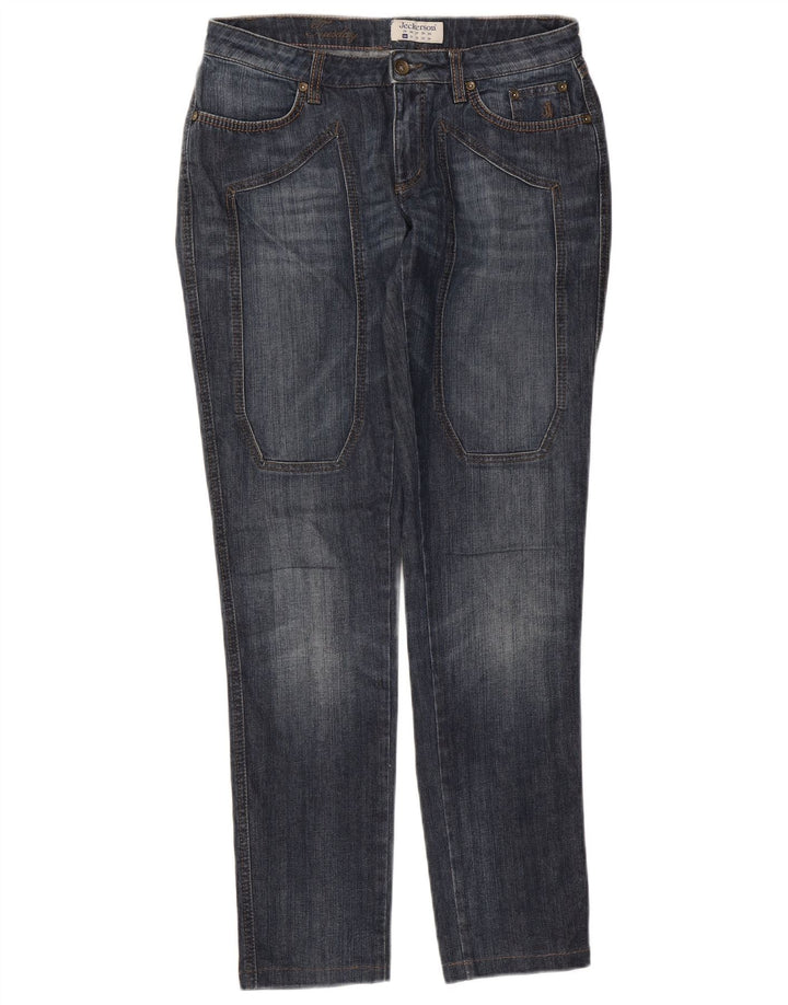 Jeans slim da donna Jeckerson W30 L32 cotone blu navy