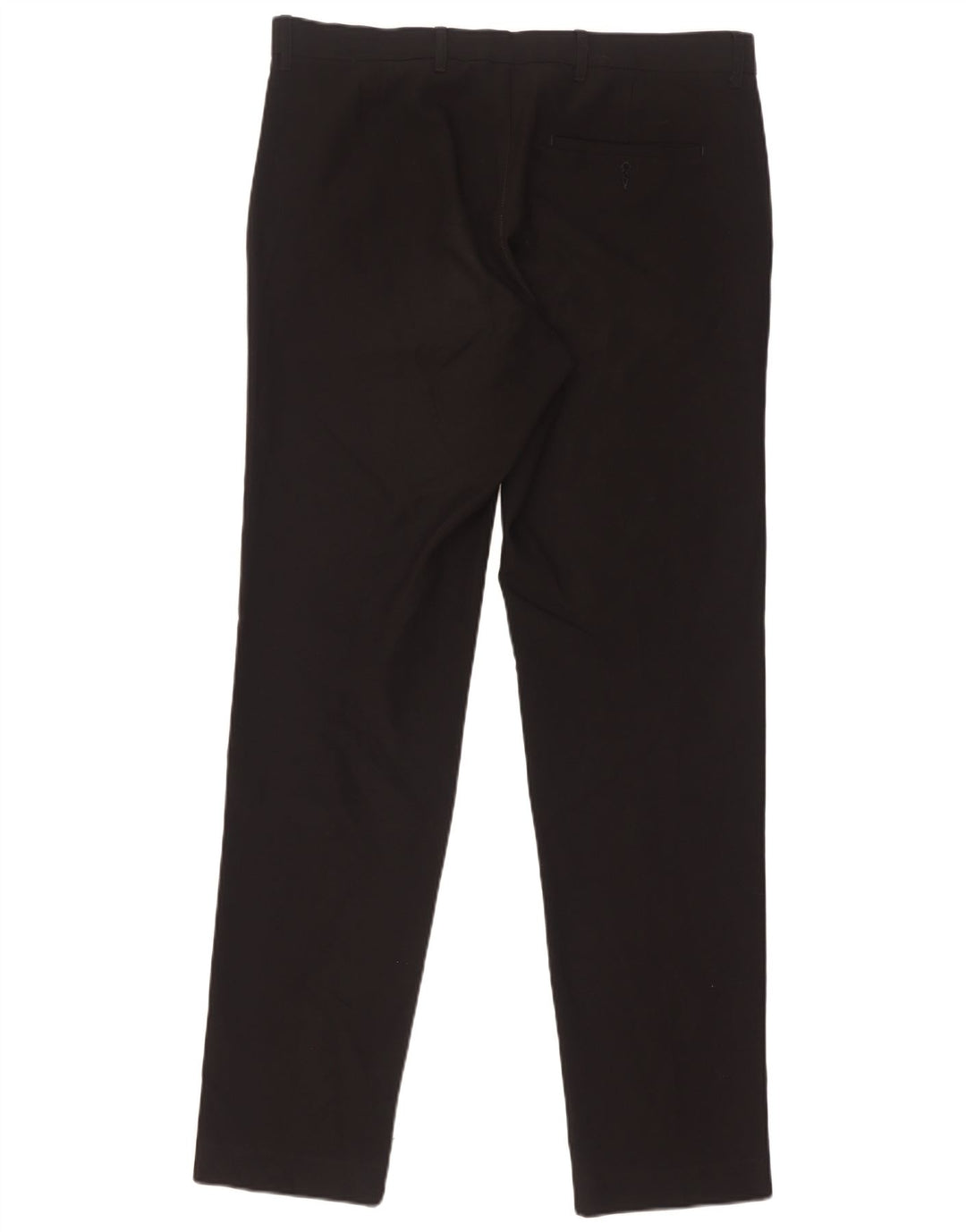 Pantaloni chino slim da uomo Marks & Spencer W34 L33 poliestere nero