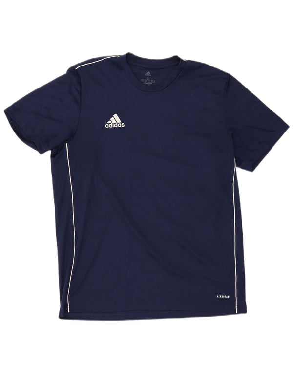T-shirt Adidas Aeroready da uomo, grande, in poliestere blu navy