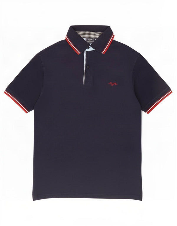 Lotto Mens Polo Shirt Large Navy Blue Cotton