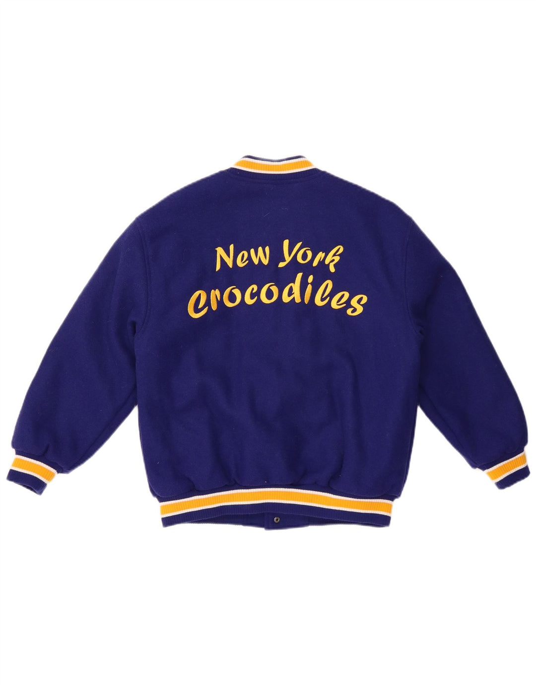 Giacca college ZARA per ragazze New York Crocodiles Graphic 9-10 anni Blu Navy