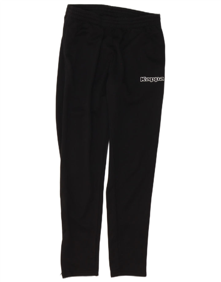 Pantaloni da tuta da uomo Kappa Small neri in poliestere