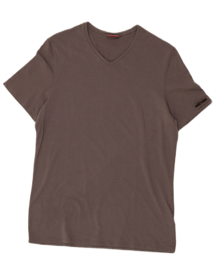 T-shirt uomo FILA Top in cotone grigio medio