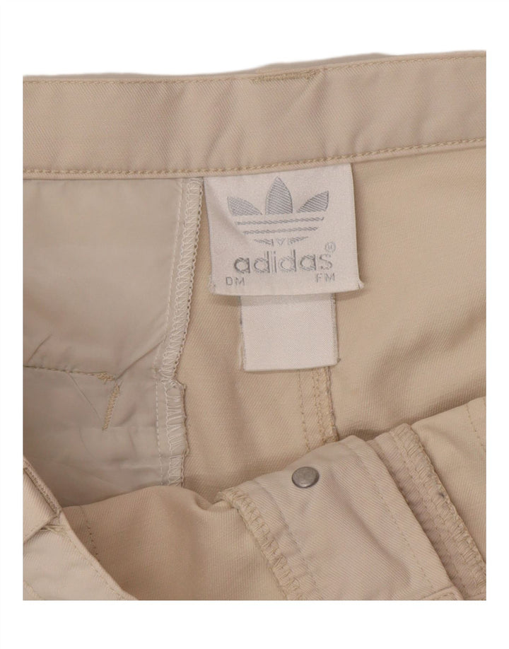 Pantaloncini cargo Adidas da uomo medi W32 in cotone beige