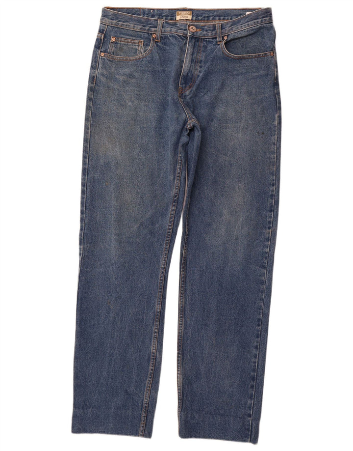Jeans dritti da uomo BRUGI W34 L32 in cotone blu