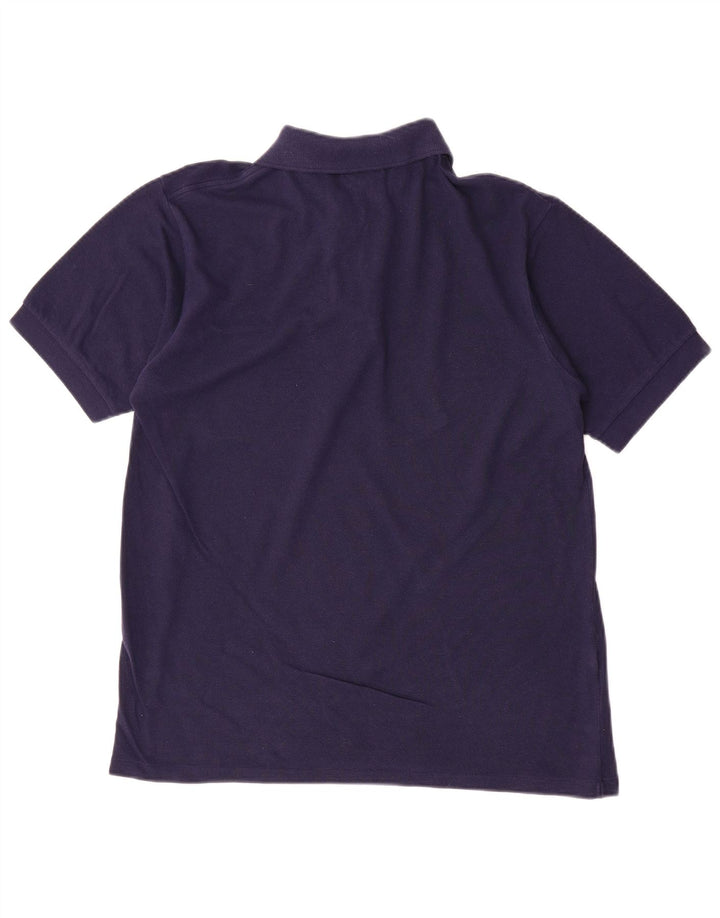 Polo da uomo Lacoste taglia 3 piccola in cotone blu navy