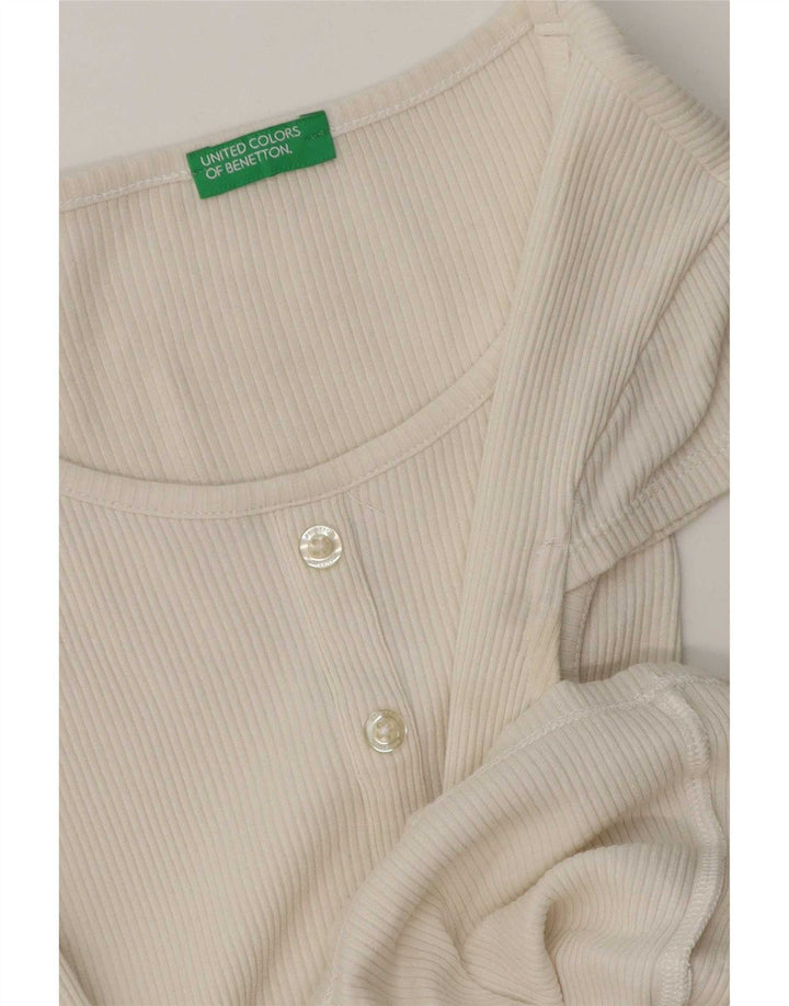 Camicetta Da Donna Benetton Top Piccola Bianca