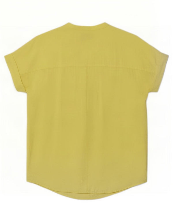 Top camicetta da donna MINT VELVET UK 12 Viscosa giallo medio