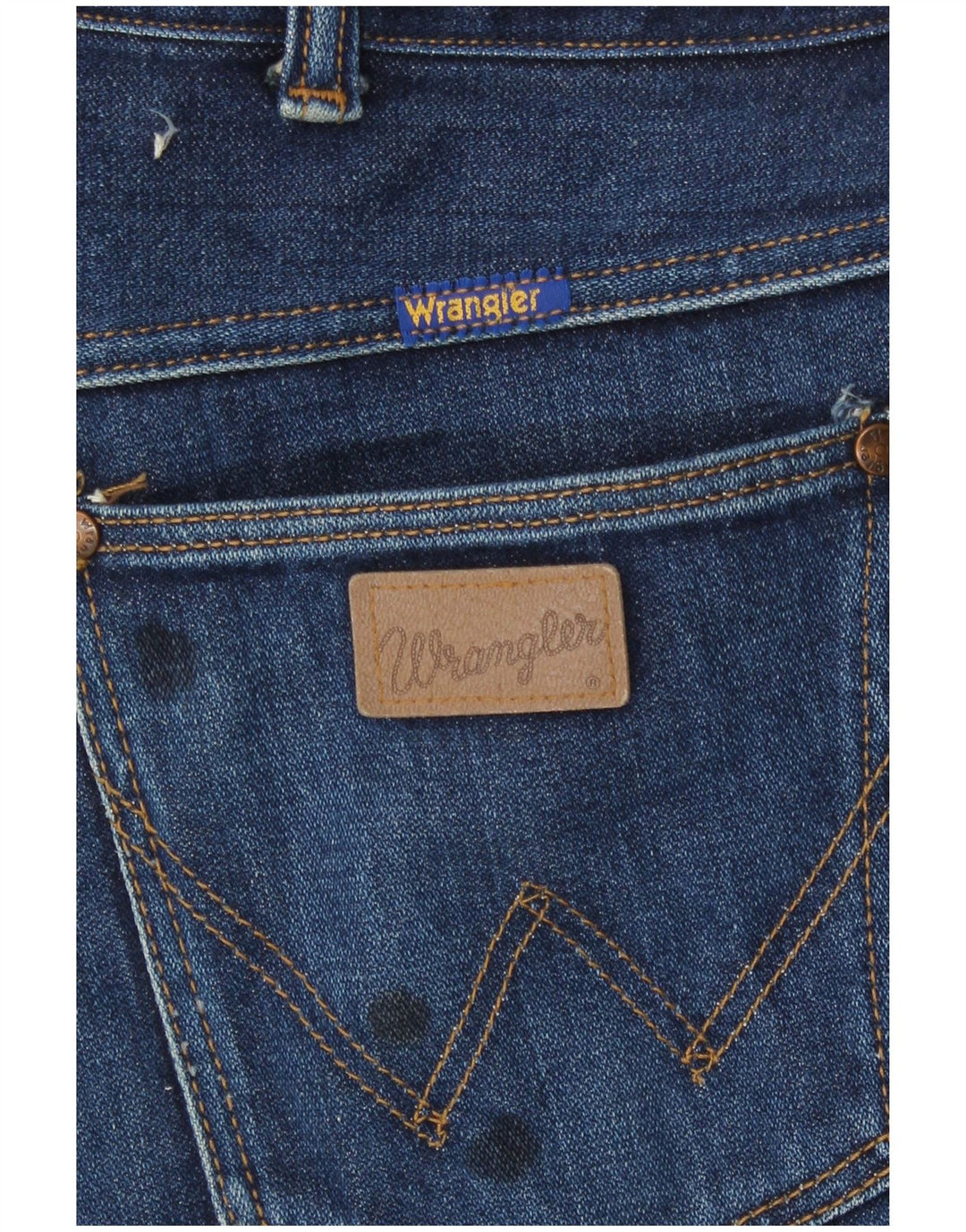 Jeans dritti da uomo Wrangler W40 L31 Blu Navy