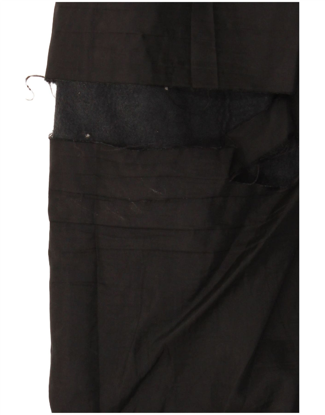 Gonna in pelle vintage da donna W29 media nera