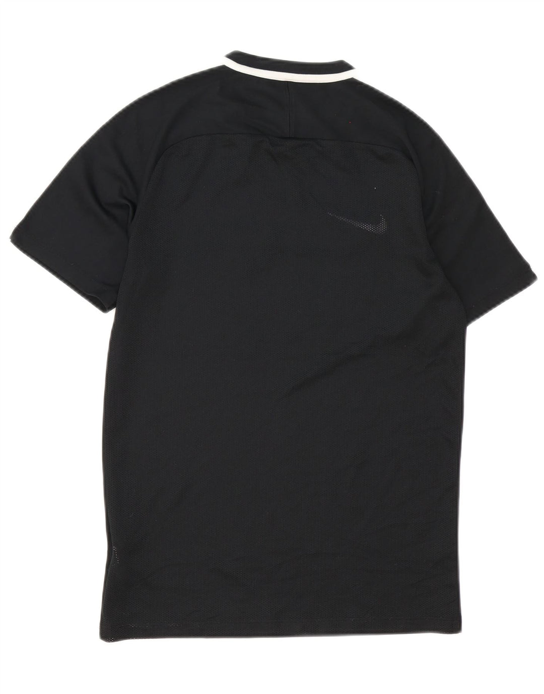Polo Nike da uomo Dri Fit Small nera in poliestere color block