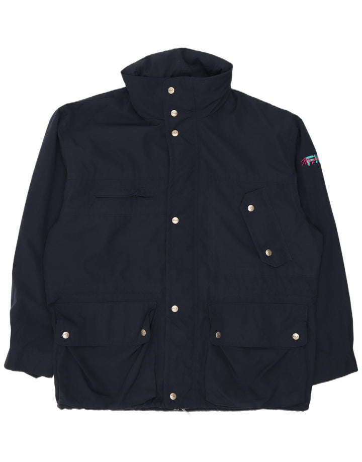 Giacca utility con cappuccio da uomo Fila IT 56 3XL poliestere blu navy