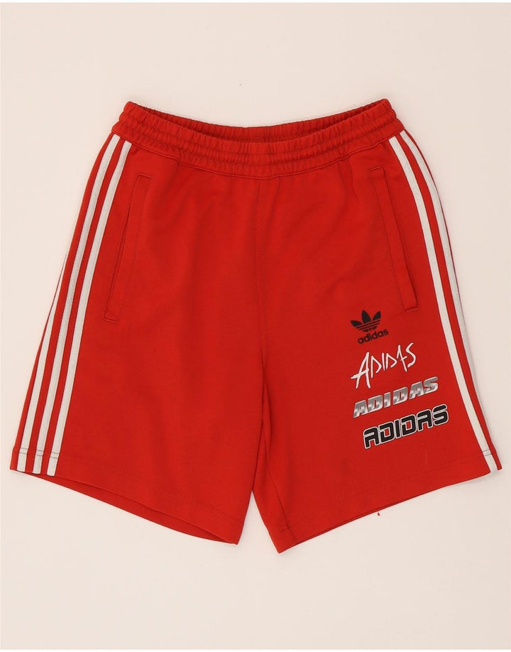 Pantaloncini sportivi grafici da uomo ADIDAS piccoli rossi in poliestere
