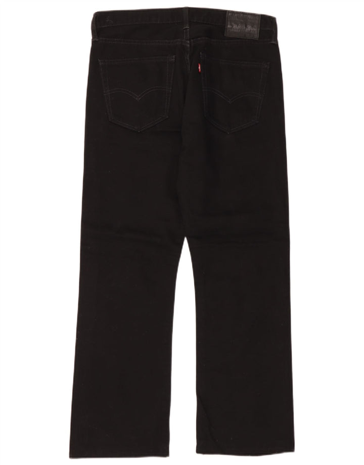 Jeans Bootcut da uomo Levi's W34 L30 cotone nero