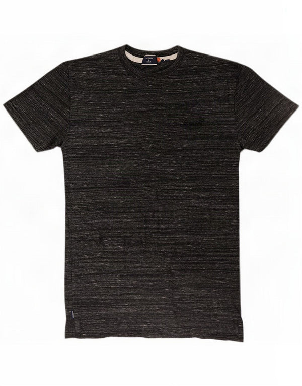 T-shirt da uomo Superdry Top in cotone mélange grigio medio
