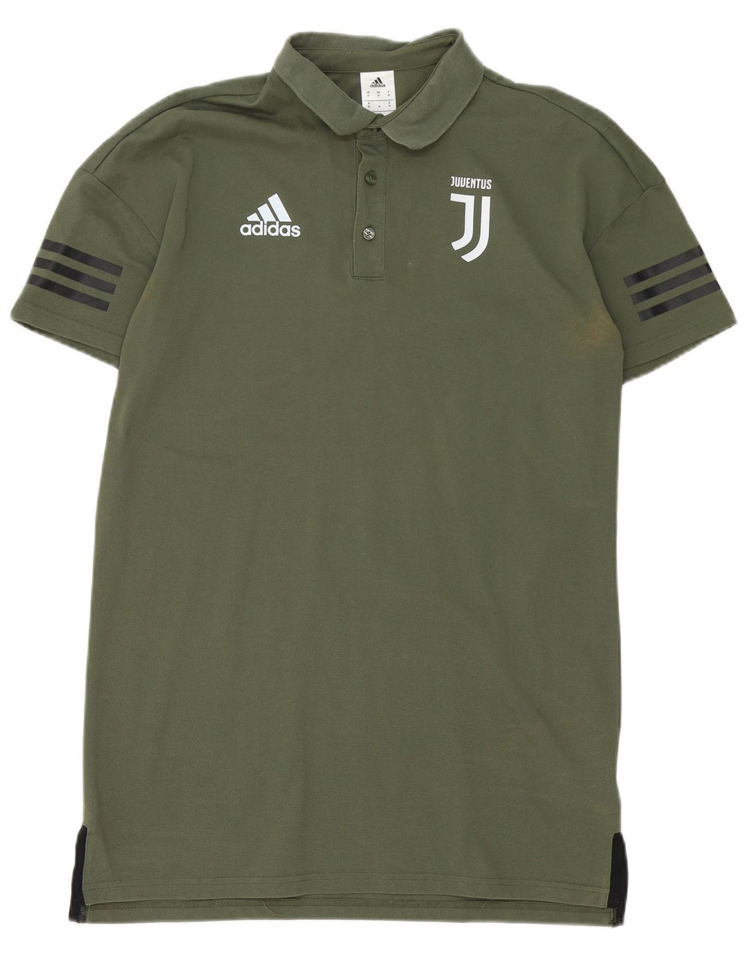Polo Adidas Uomo Juventus in cotone verde medio