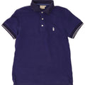 Polo da uomo Refrigue piccola in cotone blu