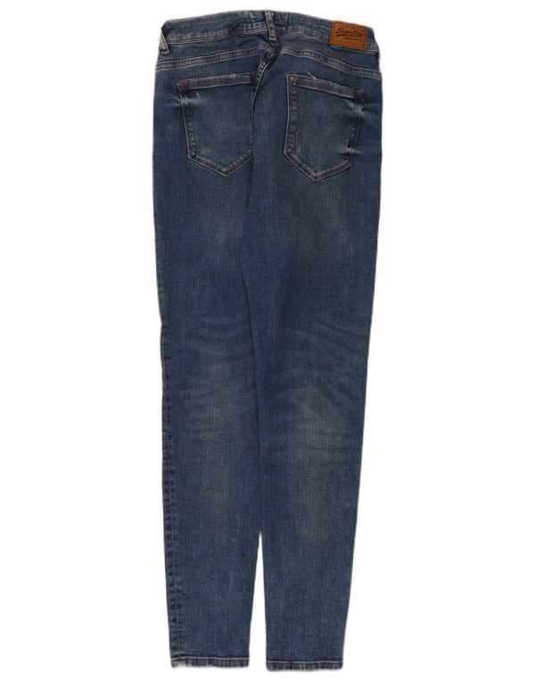 Jeans skinny Cassie da donna Superdry W32 L30 cotone blu