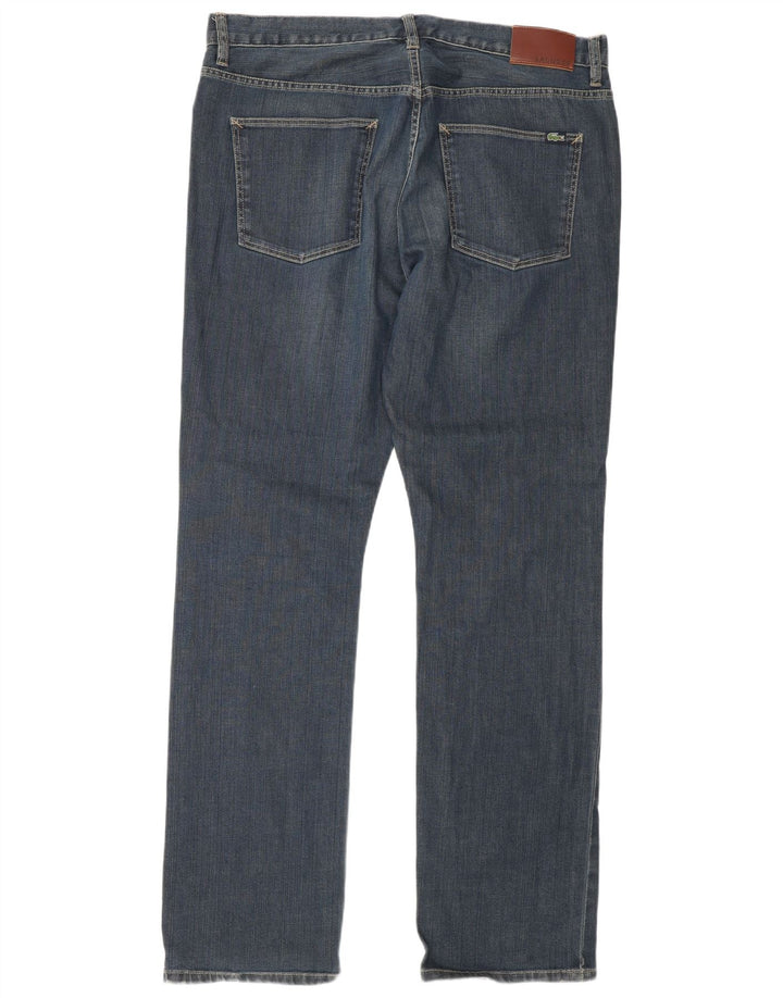 Jeans dritti da uomo Lacoste W36 L34 cotone blu