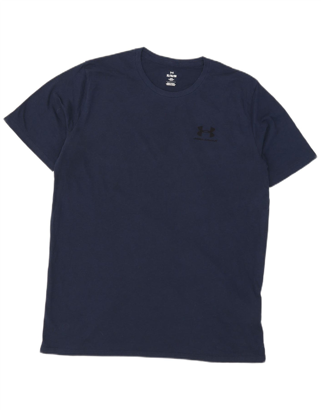 Maglietta da uomo Under Armour Top XL in cotone blu navy